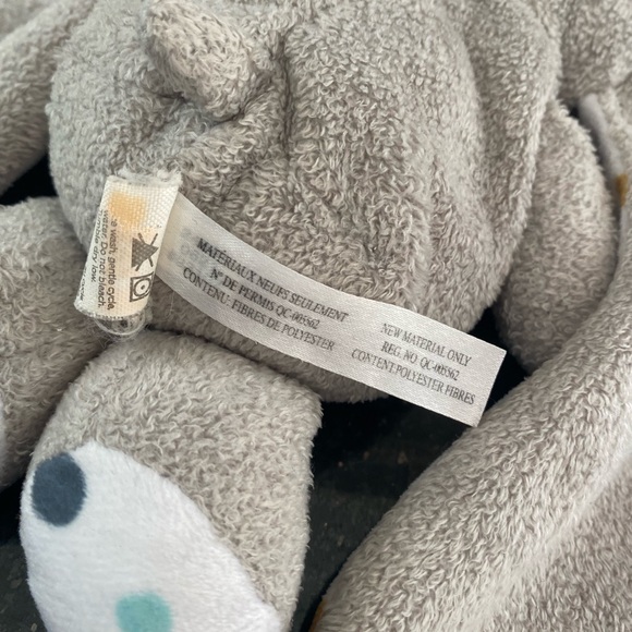 Kids Preferred Snug Hugs Elephant Security Plush 6” Gray - Picture 8 of 8